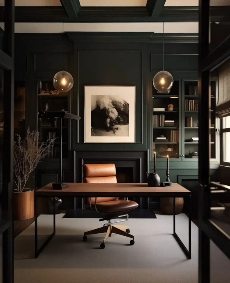 The Perfect Masculine Home Office: Stylish and Functional Ideas